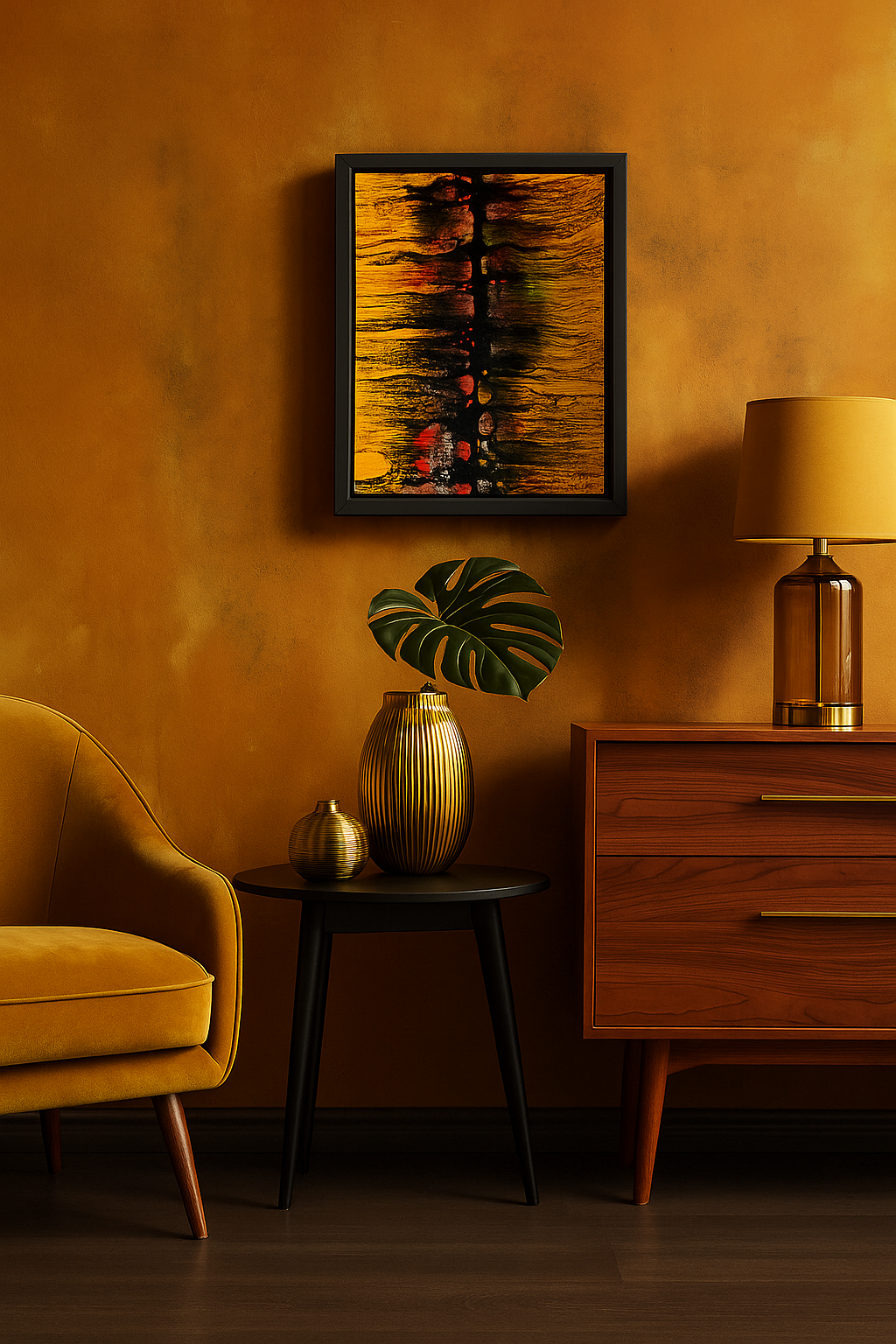 Infinitree, 9x12x0.75" Acrylic Painting