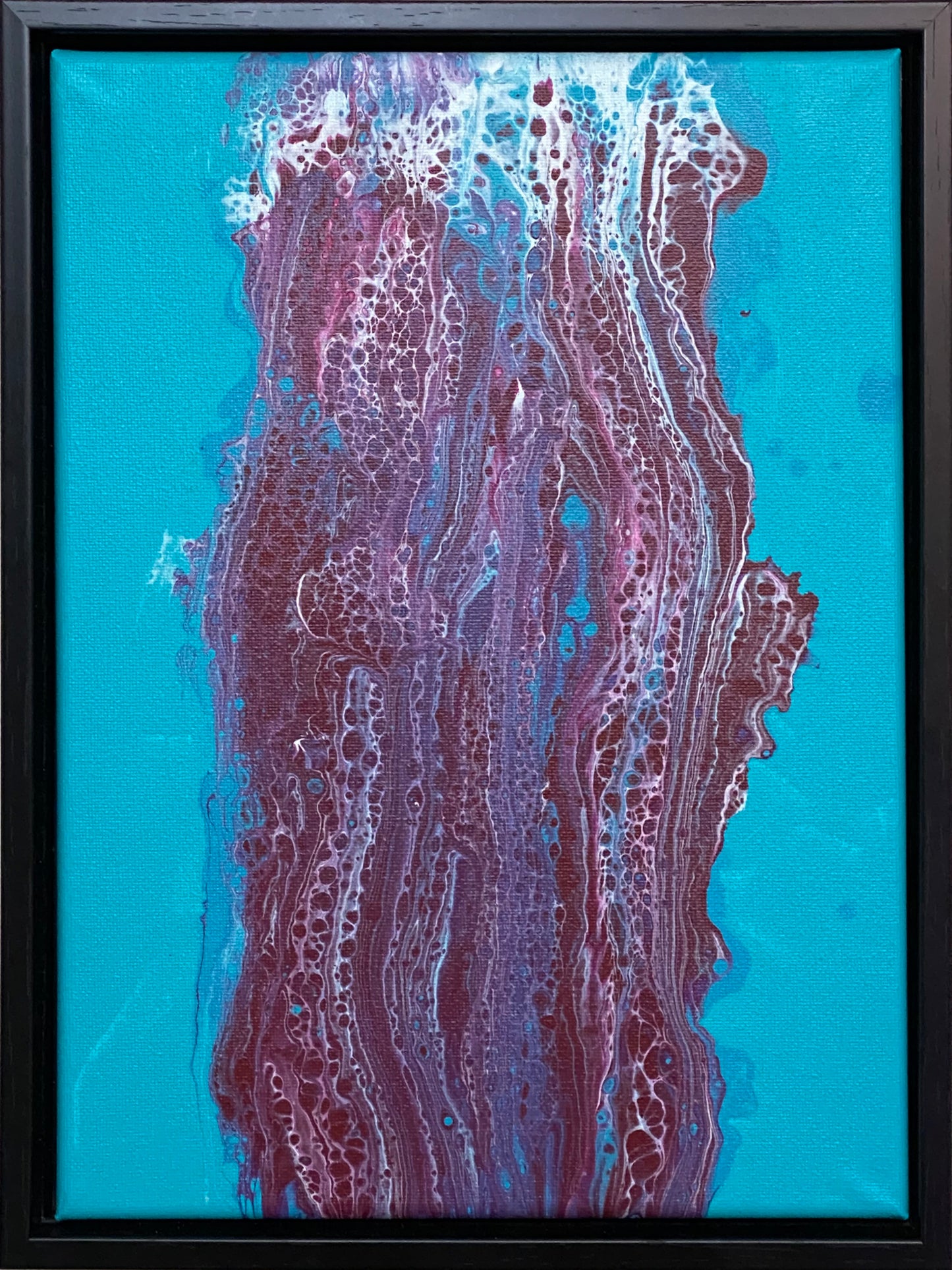 La Laguna, 9x12x0.75" Framed Acrylic Painting