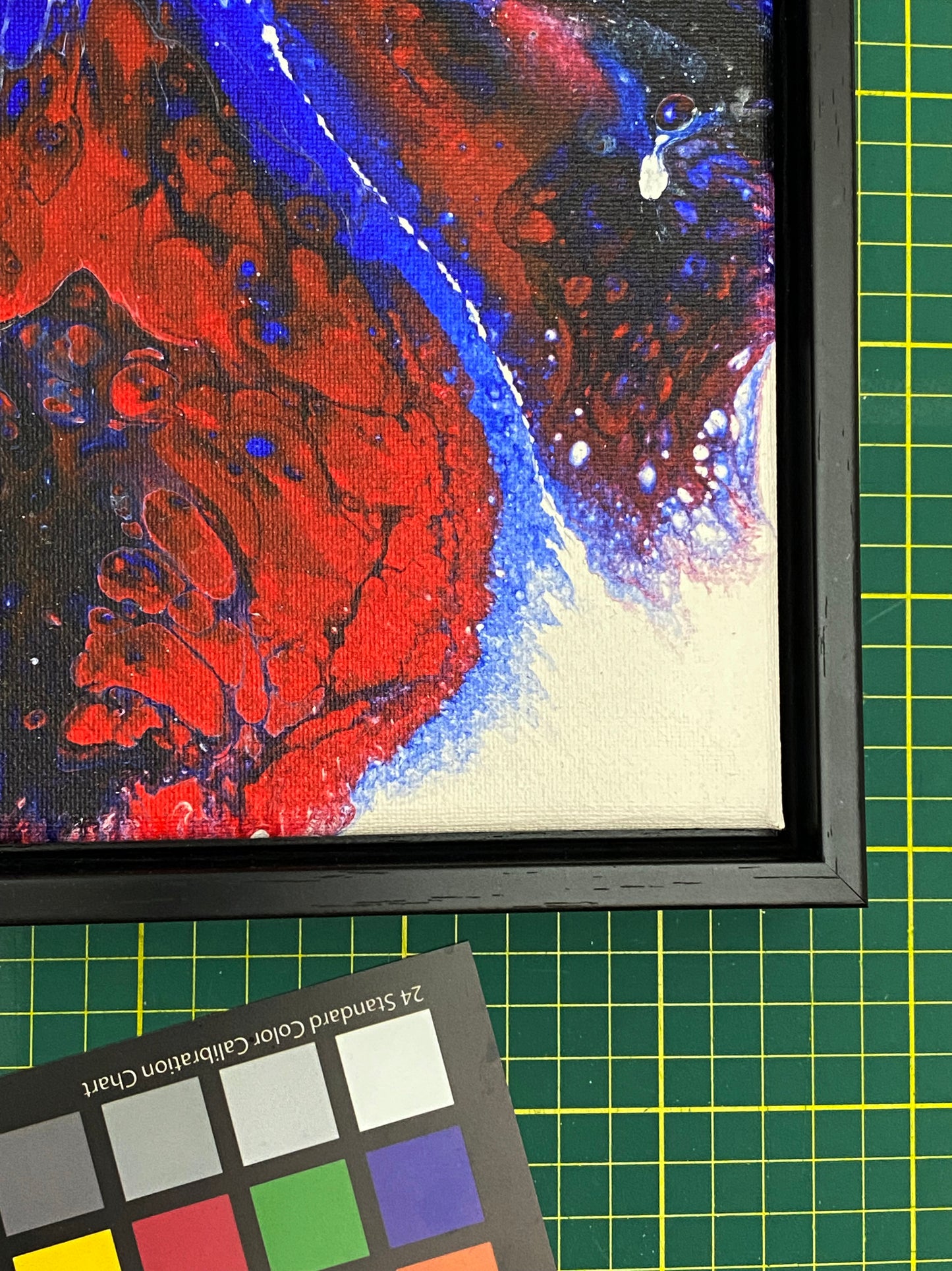 Our Galaxy is Nearby, 12x9x0.75" Acrylic Painting